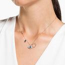 Swarovski Women's Symbolica Evil Eye Pendant Necklace, Blue, Mixed Metal Finish