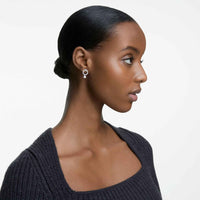 Swarovski Attract Necklace, Earring, and Bracelet Crystal Jewelry Collection, Rhodium Tone Finish