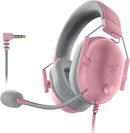 Razer BlackShark V2 X PlayStation Gaming Headset: 50mm Drivers - Cardioid Mic - Lightweight - Comfortable, Noise Isolating Earcups - for PS5, Xbox Series X, PC, Switch via 3.5 mm Audio Jack - Black