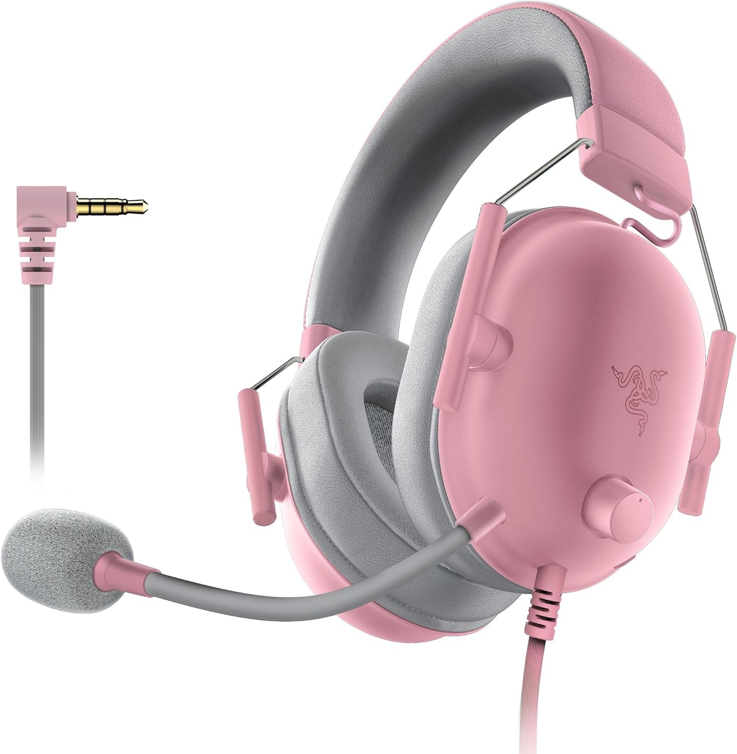 Razer BlackShark V2 X PlayStation Gaming Headset: 50mm Drivers - Cardioid Mic - Lightweight - Comfortable, Noise Isolating Earcups - for PS5, Xbox Series X, PC, Switch via 3.5 mm Audio Jack - Black