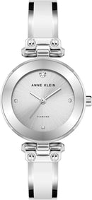 Anne Klein Women's Genuine Diamond Dial Bangle Watch