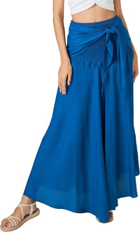Joob Joob Long Boho Skirts for Women - Bohemian Hippie Maxi Summer Skirt