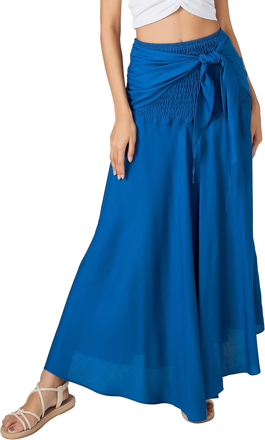 Joob Joob Long Boho Skirts for Women - Bohemian Hippie Maxi Summer Skirt