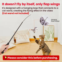 Sandpiper＋Sparrow＋Owl：Potaroma Flapping Bird Cat Toy (DON'T FLY), Lifelike Bird Chirp (DON'T FLY), Touch-Activated Kitten Toy Rechargeable, Interactive Cat Exercise Toys