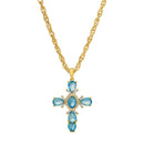 Chromatic Colorful Cross Necklace