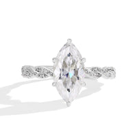 Gorgeous 3CT Marquise Shape  D Color VVS1 Synthetic Moissanite Ring  for Women Anniversary Party Gift R196