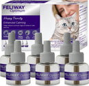 FELIWAY Optimum 3 x 30 Day Cat Calming Refills for Pheromone Diffuser, 3 x 48ml Value Pack - Helps Reduce Common Signs of Stress in Cats & Kittens, Enhanced Calming