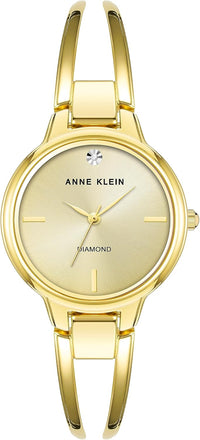 Anne Klein Women's Genuine Diamond Dial Bangle Watch