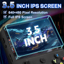 RG36PRO Retro Handheld Game Console - with Open Source System,3.5" IPS Screen,Support 30,000+ Classic Games,64G TF Card, Portable Gaming Player for Travel,Gift for Teen or Partner -Black