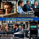 Ai Translation Smart Glasses with Chat GPT Bluetooth for Men Women with 140 Language Color-Change Lens Clear Headphone with Speaker Sunglasses,Travel Meeting Trade Business