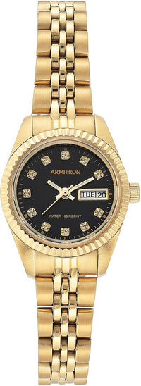 Armitron Women's Genuine Crystal Accented Bracelet Watch, 75-2475