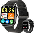 Smart Watch for Women Fitness Tracker: Gold Smart Watches for Women Digital Mens watches Make/Answer Call Waterproof Running Smartwatch Android Phone iPhone Samsung Compatible Heart Rate Monitor