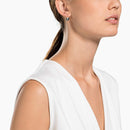 Swarovski Bella V Crystal Earrings, Grey, Yellow, Clear, Rose Color Crystals, Part of the Swarovski Bella V Collection