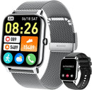 Smart Watch for Women Fitness Tracker: Gold Smart Watches for Women Digital Mens watches Make/Answer Call Waterproof Running Smartwatch Android Phone iPhone Samsung Compatible Heart Rate Monitor