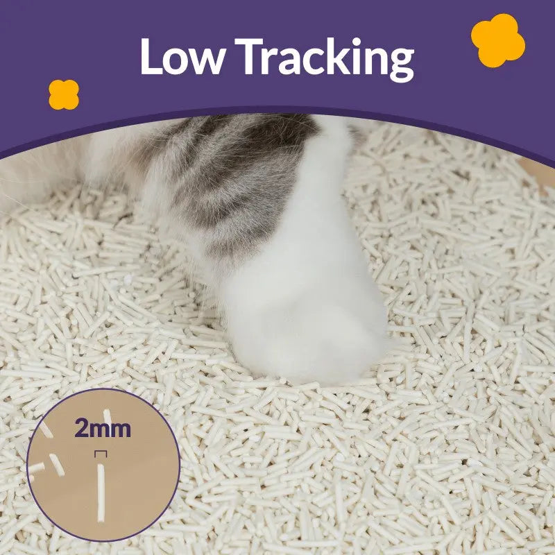 Tofu Cat Litter-Clumping, 100% Natural Organic, Flushable, Dust-Free, Odor Control, Low Tracking, Not Suitable for Automatic Litter Boxes Clean