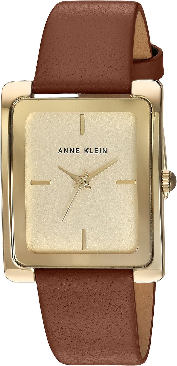 Anne Klein Women's Leather Strap Watch