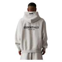 Essentials Fear of God 'Light Oatmeal' Hoodie Streetwear Man Casual Tops Long Sleeve Menswear Soft Fabric Outfits Pullover