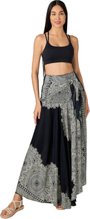 Joob Joob Long Boho Skirts for Women - Bohemian Hippie Maxi Summer Skirt