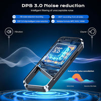 Voice Recorder with Playback | 64GB Digital Audio Recorder | HD Noise Cancelling Recorder Device | 1600H Voice Activated Recording for Classes/Meetings