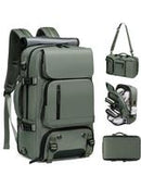 Large Capacity Backpack with Shoes Compartment & Usb Charging Port, Travel Essentials, Multi-functional Backpack for Hiking & Camping, Outdoor Knapsack for Men & Women