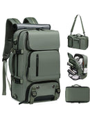 Large Capacity Backpack with Shoes Compartment & Usb Charging Port, Travel Essentials, Multi-functional Backpack for Hiking & Camping, Outdoor Knapsack for Men & Women