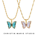 Twisted Butterfly Necklace