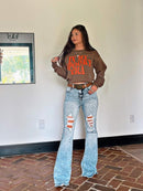 Viral Lainey Tummy Control Flare Jeans
