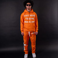 "Just Here To Give God Glory" Hoodies