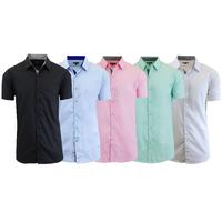 (Short Sleeve)Light Blue-Mint-Pink-Black-White / Small