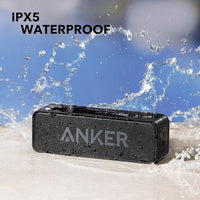 soundcore by Anker Portable Bluetooth Speaker, 24H Playtime, 6W Stereo Sound, Rich Bass, IPX5 Waterproof, Built-in Mic, Ideal for Smartphone