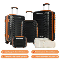 UUH Luggage Sets with TSA Locks -3pcs/4pcs/6pcs/7pcs/8pcs/9pcs Suitcases Sets-Travel and Moving Set(Family Set)