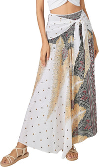 Joob Joob Long Boho Skirts for Women - Bohemian Hippie Maxi Summer Skirt
