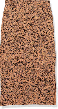 Amazon Essentials Women's Pull-On Knit Midi Skirt (Available in Plus Size)