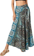 Joob Joob Long Boho Skirts for Women - Bohemian Hippie Maxi Summer Skirt