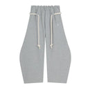 Aelfric Eden Baggy Wide Leg Pants for Women Casual Elastic Waist Lantern Trouser Sweatpants Womenswear Everyday Comfortable Nautical Rope Drawstring Unisex Fit 155-185cm