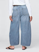 Gap Women's Mid Rise UltraSoft Easy Horseshoe Jeans