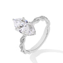 Gorgeous 3CT Marquise Shape  D Color VVS1 Synthetic Moissanite Ring  for Women Anniversary Party Gift R196