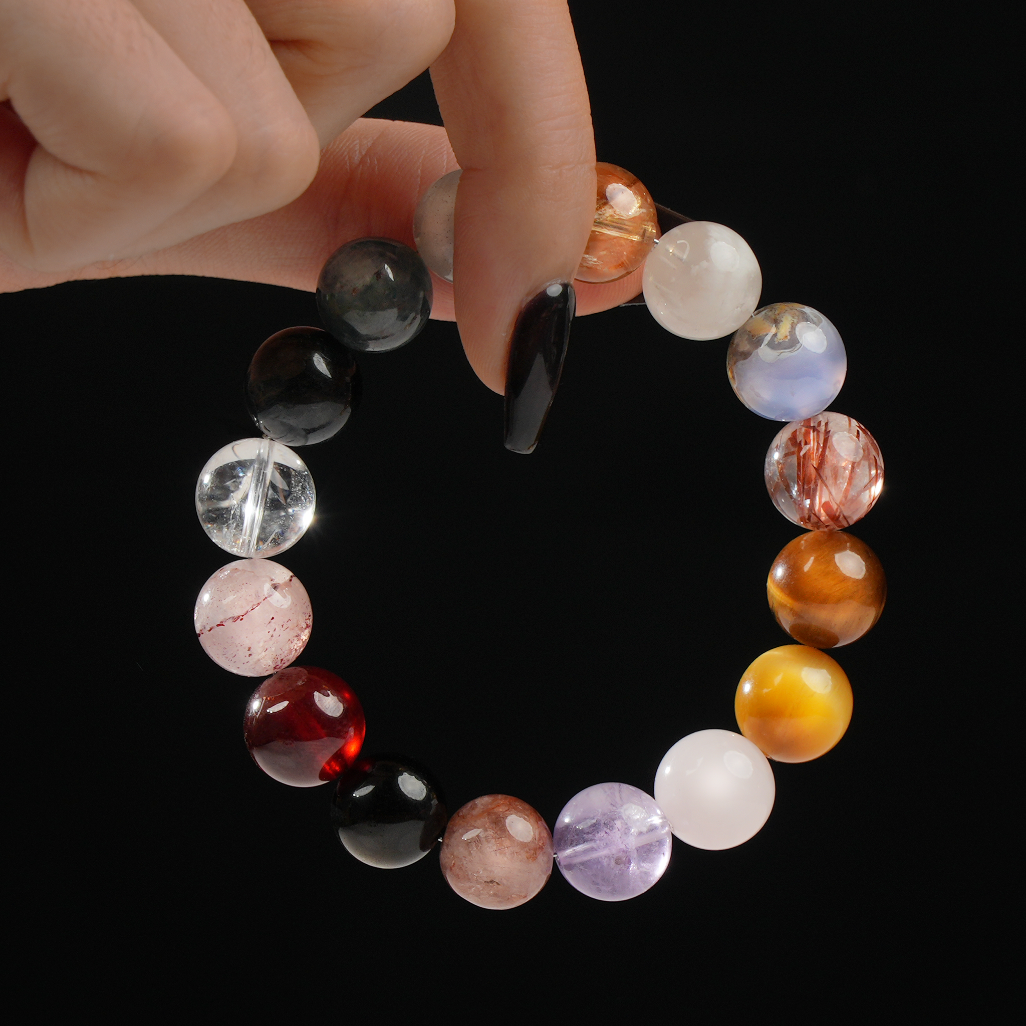 Harmony Spectrum Bracelet – 16 Gems of Energy & Balance