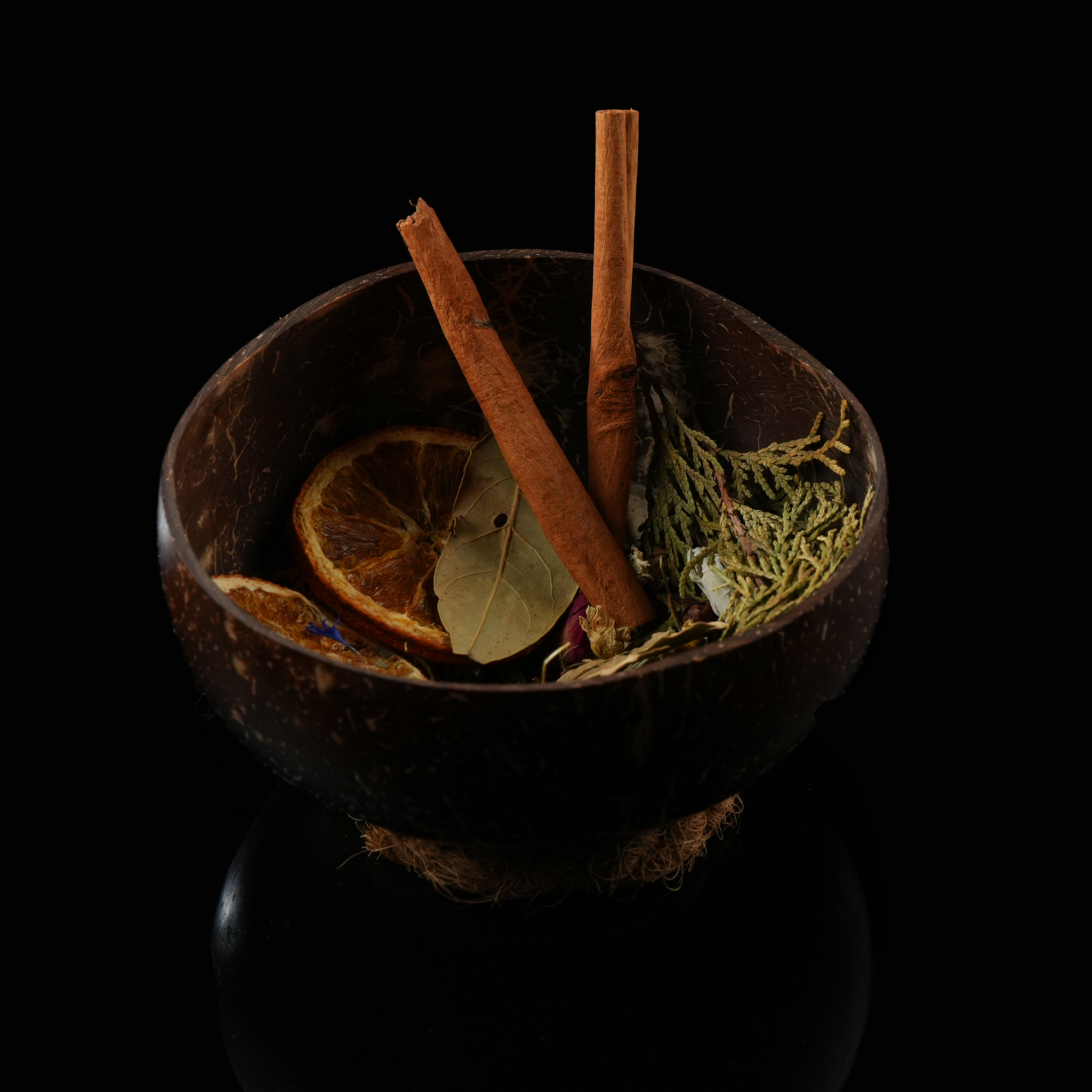 Crystal Charging & Cleansing Box – 9-Herb Blend with Sage, Moss & Botanical Support