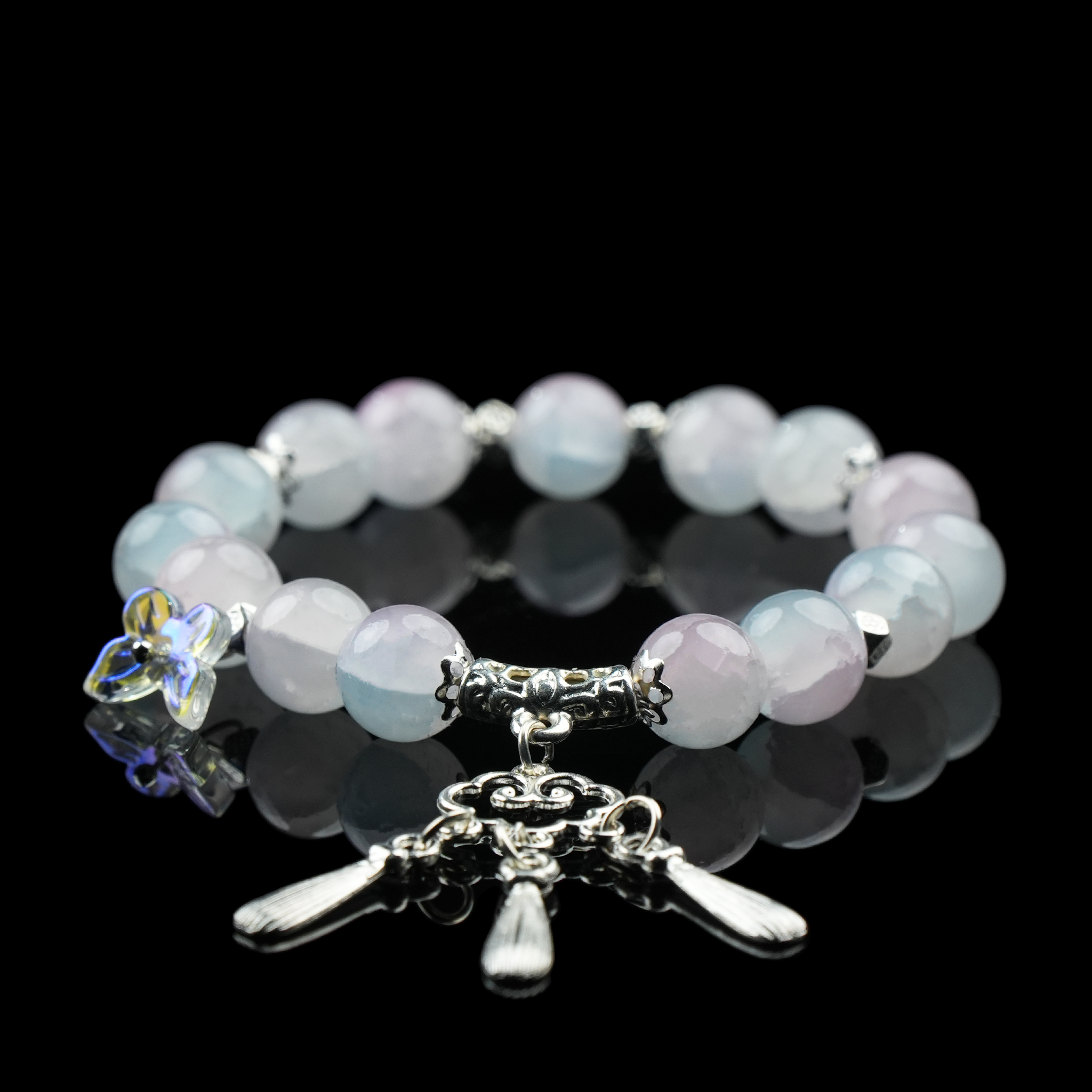 Celestial Grace Energy Bead Bracelet – Serenity, Harmony, Auspicious Luck, Feminine Flow