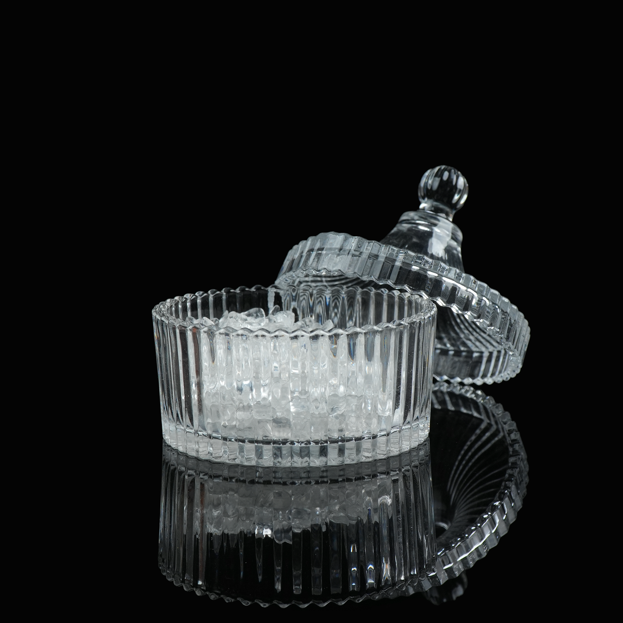 Crystal Charging Bowl – Glass Cleansing Dish for Crystals & Jewelry