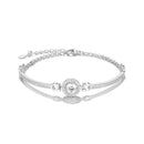 S925 Moissanite Sparkle Bracelet – Minimalist Light Luxury Design
