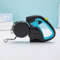 LED Automatic Retractable Traction Rope with Two-Headed and Plastic Bag Box Dog Leash Dog Chain Pet Supplies Dog Accessories small medium pet travel pull harness