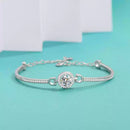 S925 Moissanite Sparkle Bracelet – Minimalist Light Luxury Design