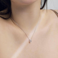 S925 Oval Moissanite Necklace – Ice-Cut Sparkle, Minimalist Style
