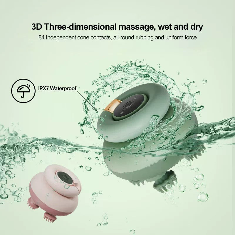 Smart Scalp Massager – Stress Relief & Better Sleep