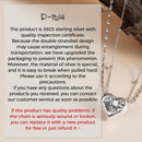 D-POW Heart Pendant Necklace - 925 Sterling Silver with Platinum Plating, 18" Chain, 0.6" Pendant, Valentine’s Day Gift, Hypoallergenic & Tarnish-Resistant
