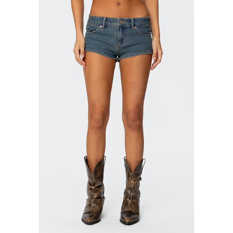 Jagger Low Rise Denim Shorts