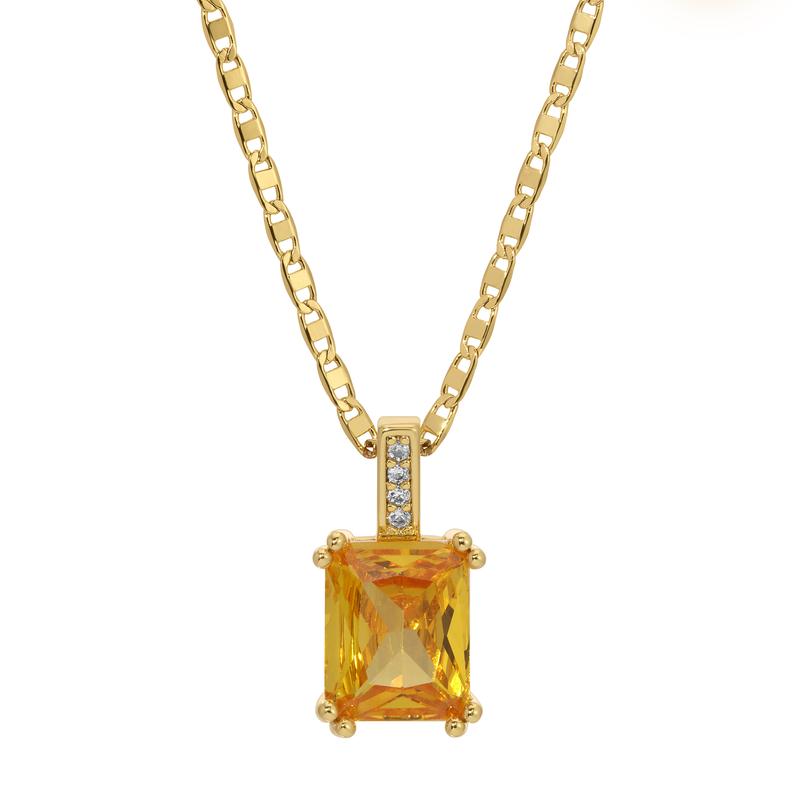 Single Gem Necklace