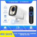 [US warehouse] Magcubic Auto Focus HY310 Projector 330ANSI 4K Videosource Supported Native 1080P BT5.4 WIFI6 Airmouse Android 11 Built-in Speaker Allwinner H713 180° Flexible 130"Screen 60Hz Reflash Home Cinema Mini Portable Projector